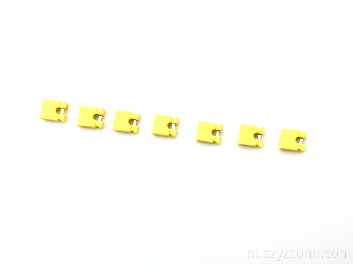 2.54mm Pitch Mini Jumper H:6.0 1x2P Yellow